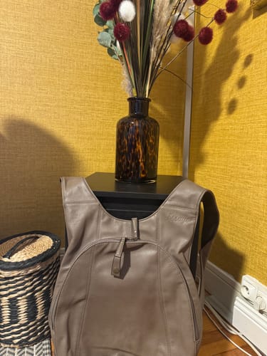 Customer photo review of Le sac à dos Original Taupe (L)- Fin de collection