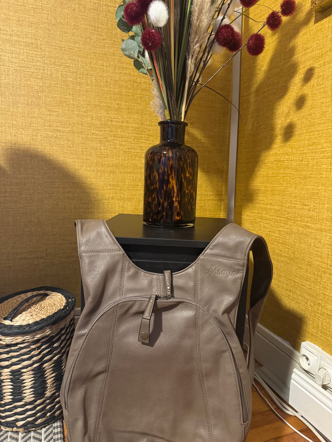 Customer photo review of Le sac à dos Original Taupe (L)- Fin de collection