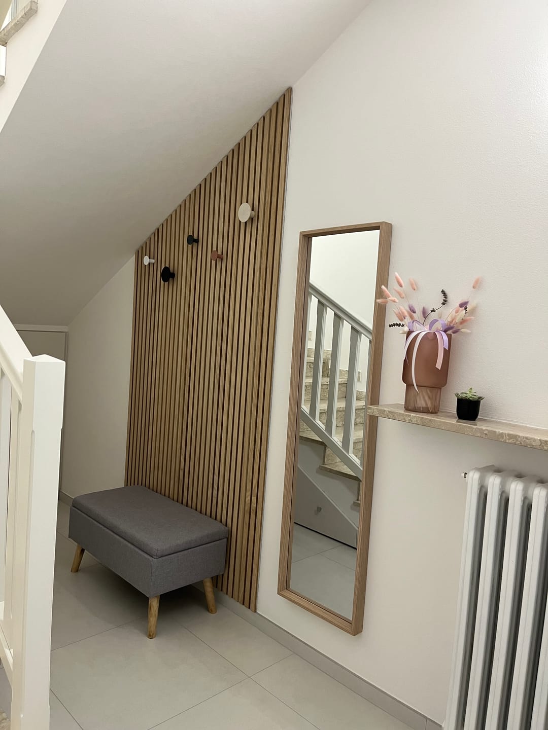 Customer photo review of Dogato acustico in legno | Rovere Chiaro con Feltro Grigio