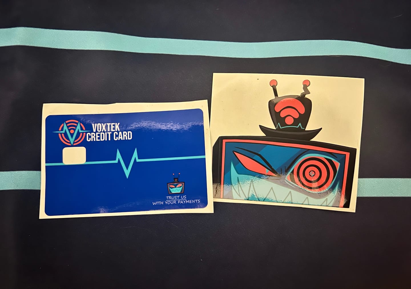 Customer photo review of Voxtek Credit Card Skin