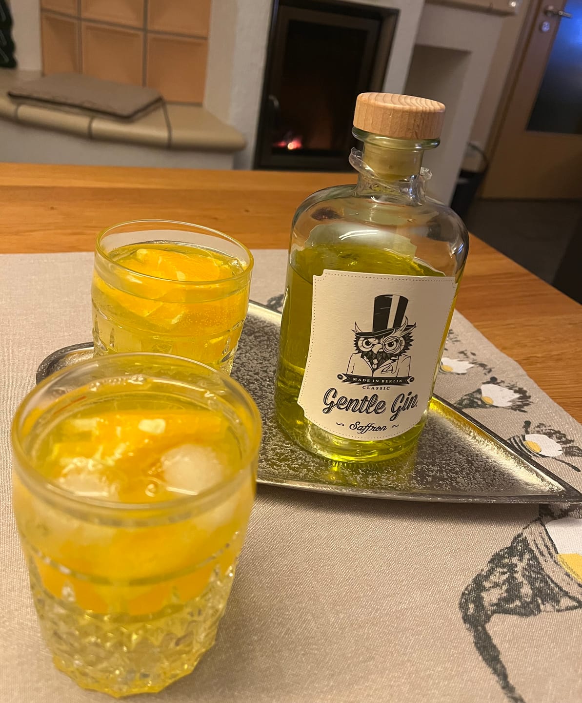 Customer photo review of Gentle Gin Saffron