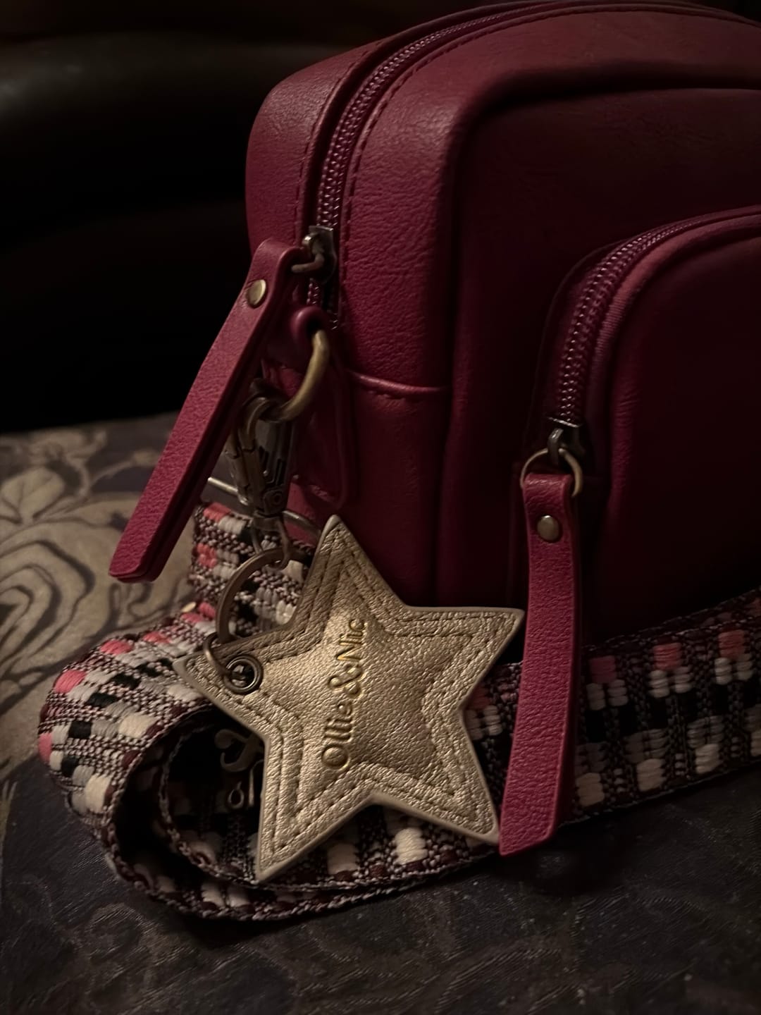 Customer photo review of Star Bag Charm - Antique Gold