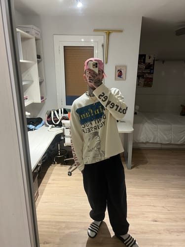 Customer photo review of Omirad “COPYCAT WAR” Heavy Waffle Long Sleeve