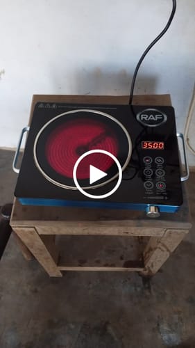 Customer video review of RAF Infrared Electric Stove - Russia Lot - 1 Year Warranty