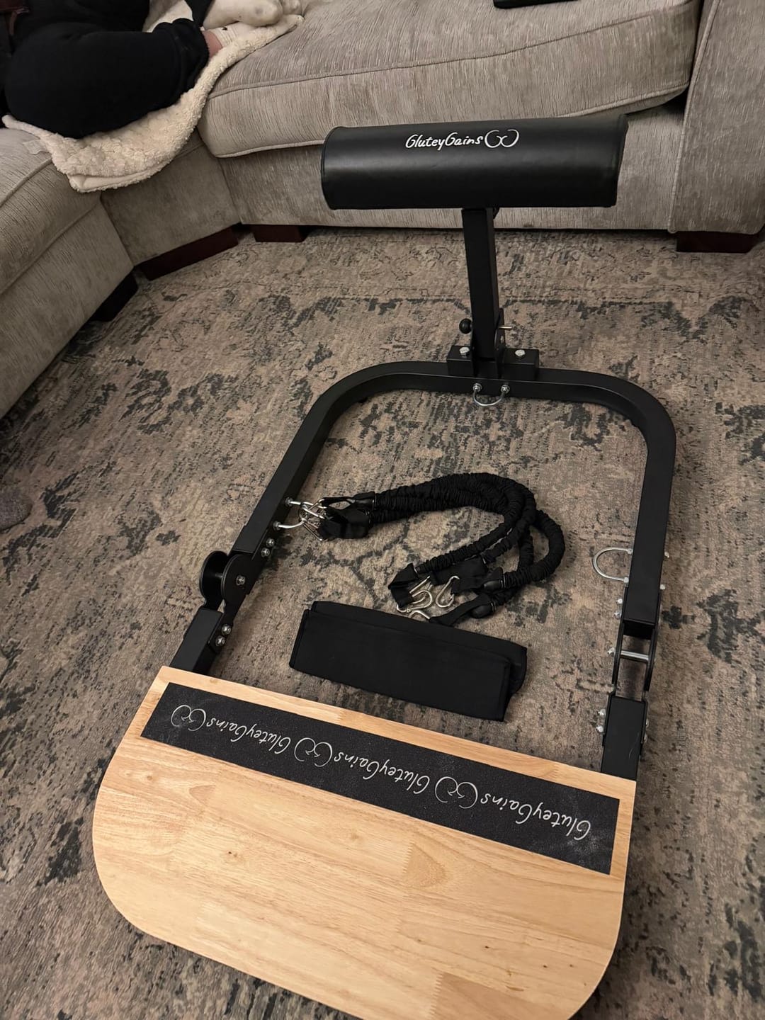 Customer photo review of GluteyGains Machine