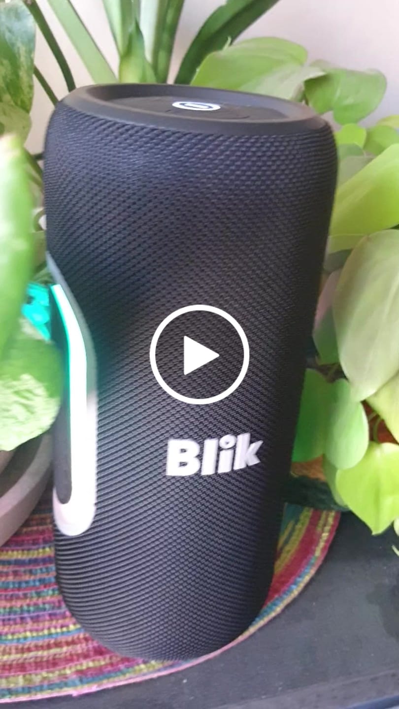 Customer video review of Parlante Bluetooth Portátil Blik Hypebass40 40W IPX5 8 Hrs