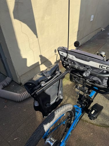 Customer photo review of Easy Trike Rack (Reversible)