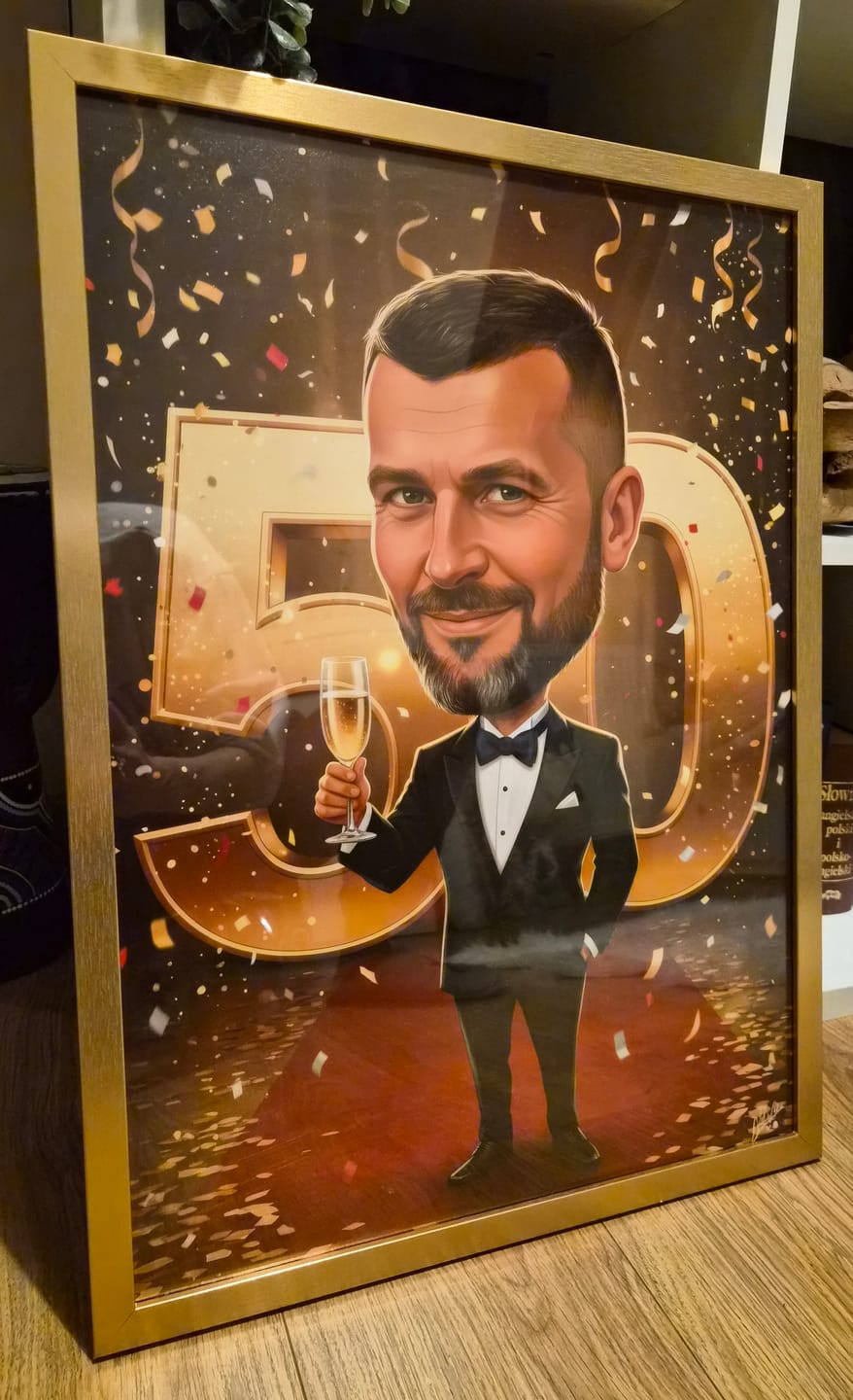 Customer photo review of Karykatura ze zdjęcia – Urodzinowa #7