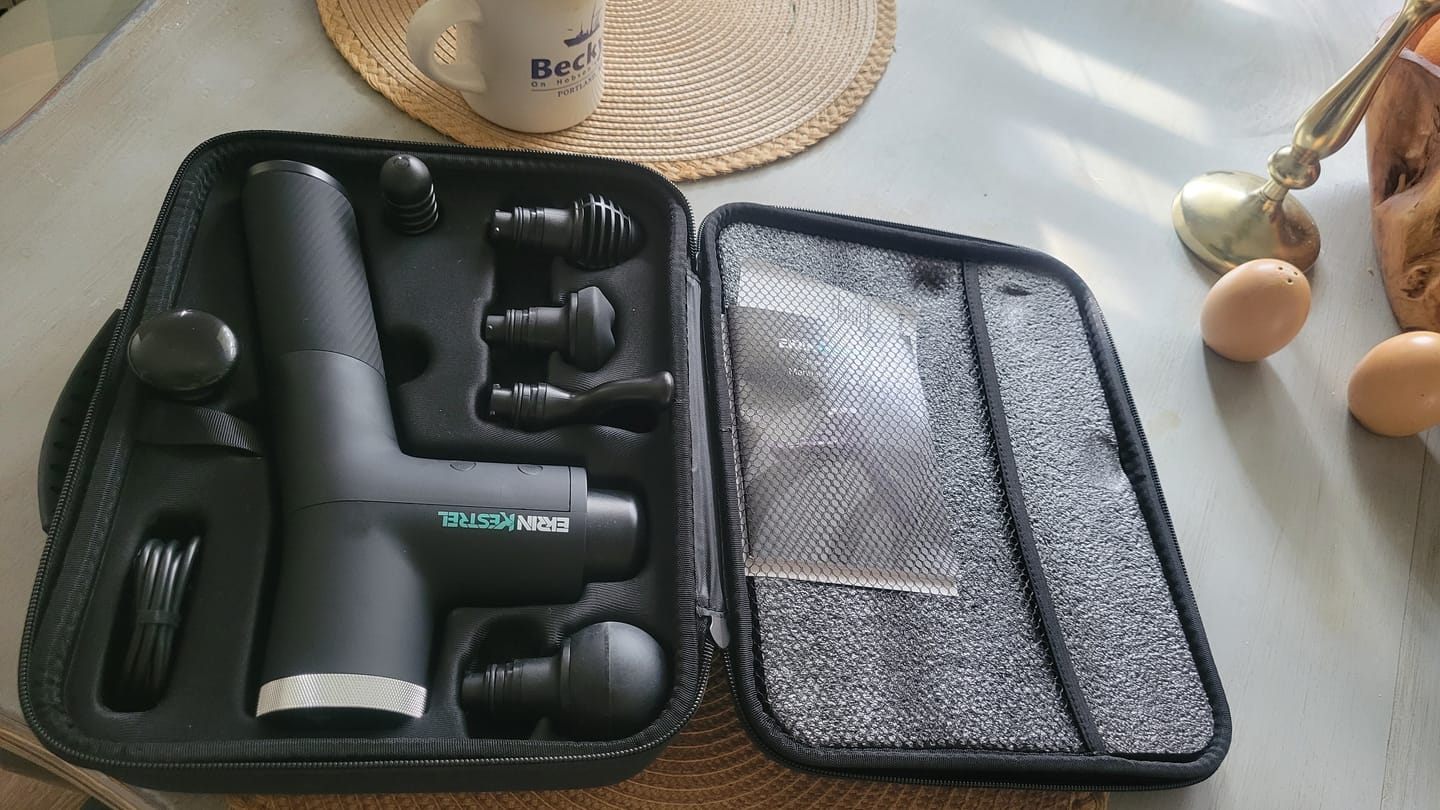 Customer photo review of Kestrel Percussion Massager