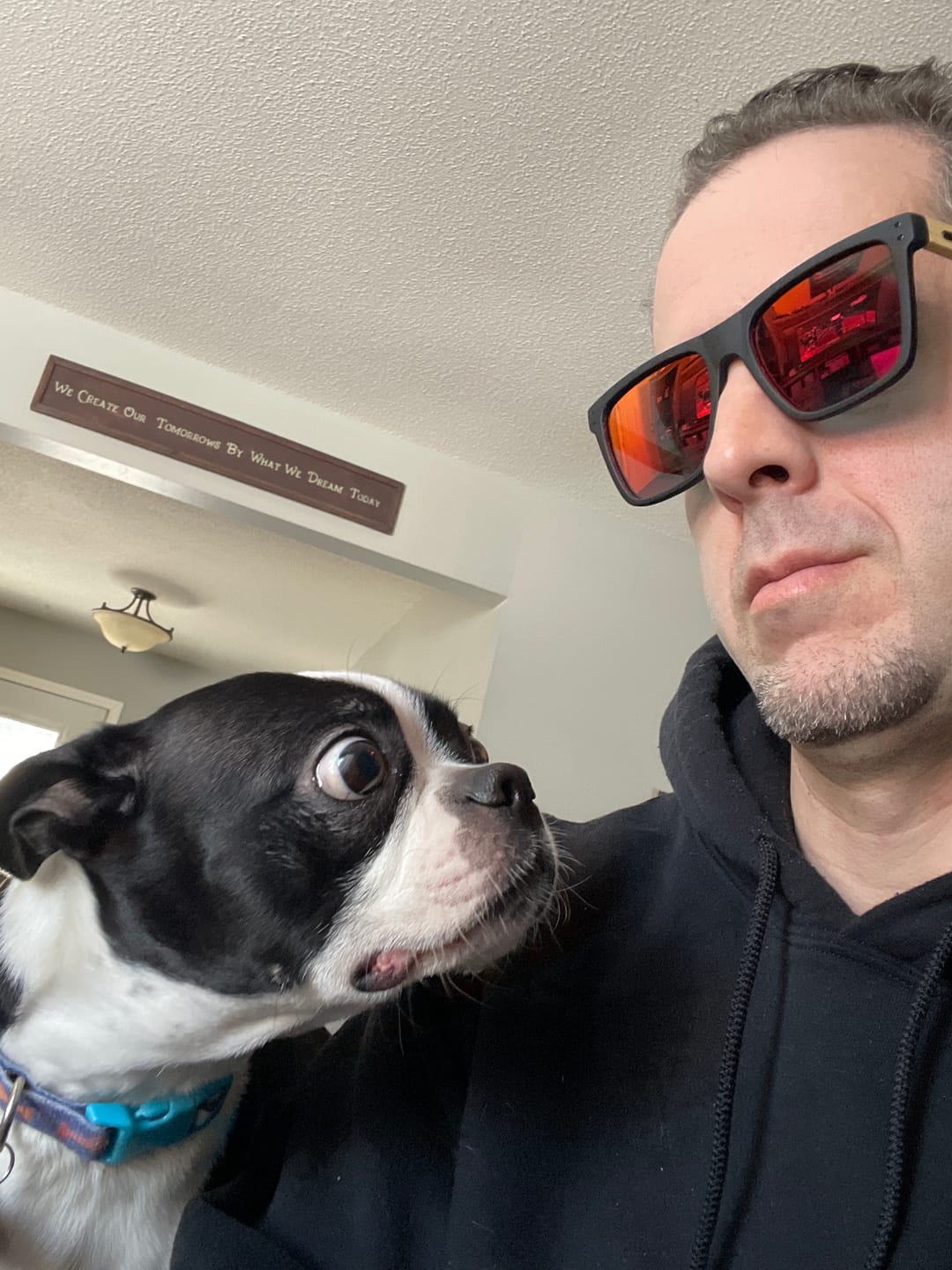 Customer photo review of 80Eighty® Polarized Bamboo Sunglasses - Red