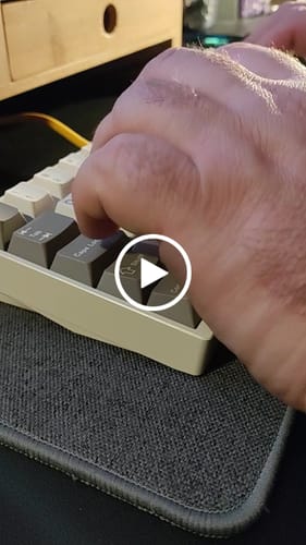 Customer video review of KEYGEEK Y1X LINEAR SWITCH FACTORY LUBED (10PCS)