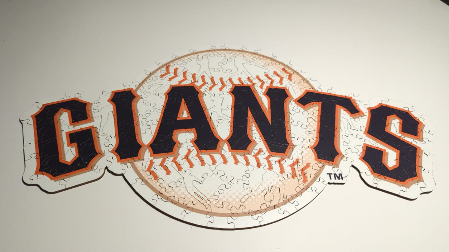 Customer photo review of San Francisco Giants™ - Wooden Puzzle