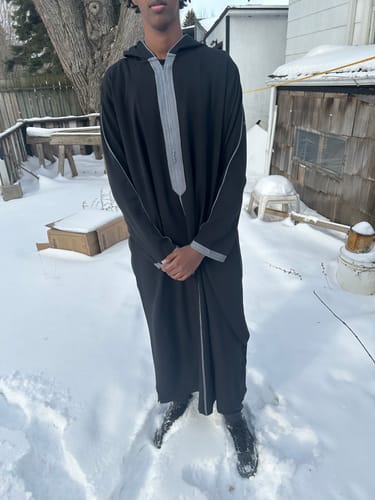 Customer photo review of Djellaba Black