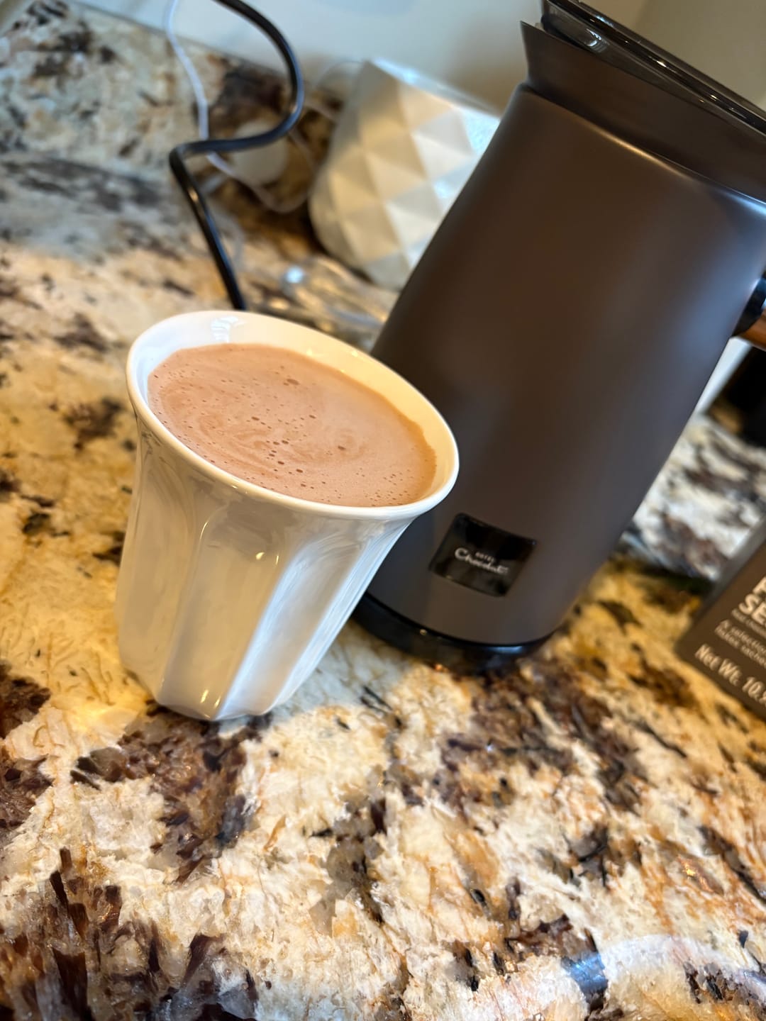Customer photo review of Caffè Mocha Latte Hot Chocolate