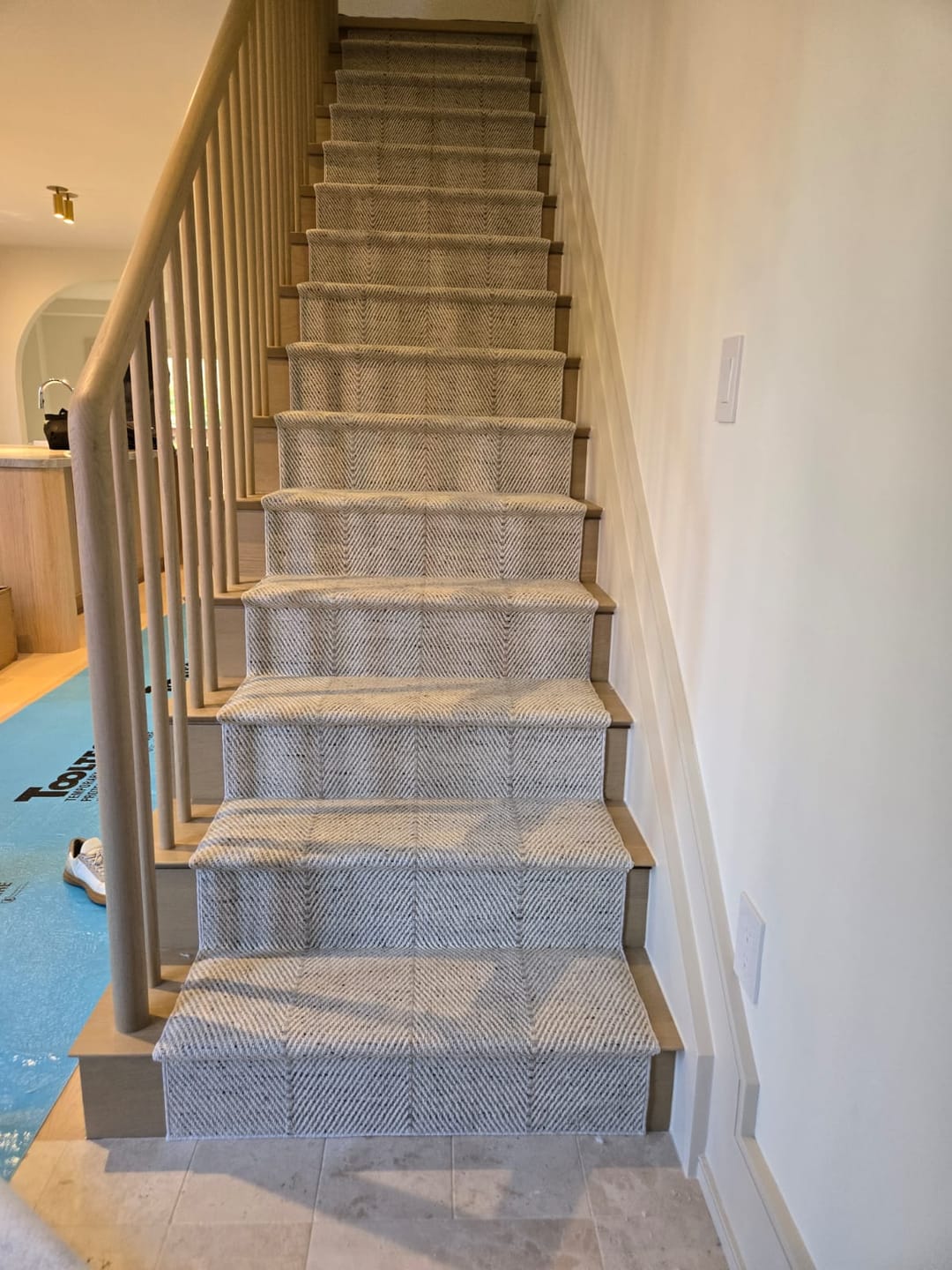 Customer photo review of Martinique Stair Runner / Broadloom