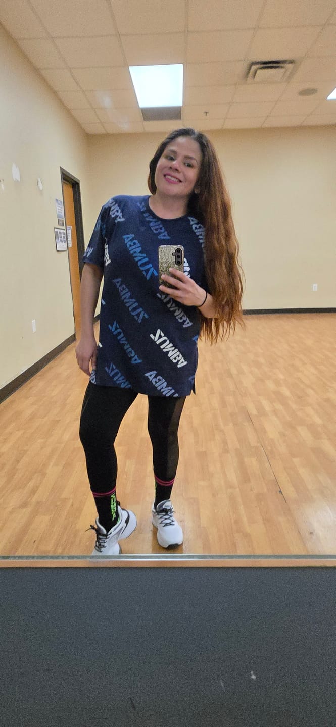 Customer photo review of Zumba Air Stomp - White/Black