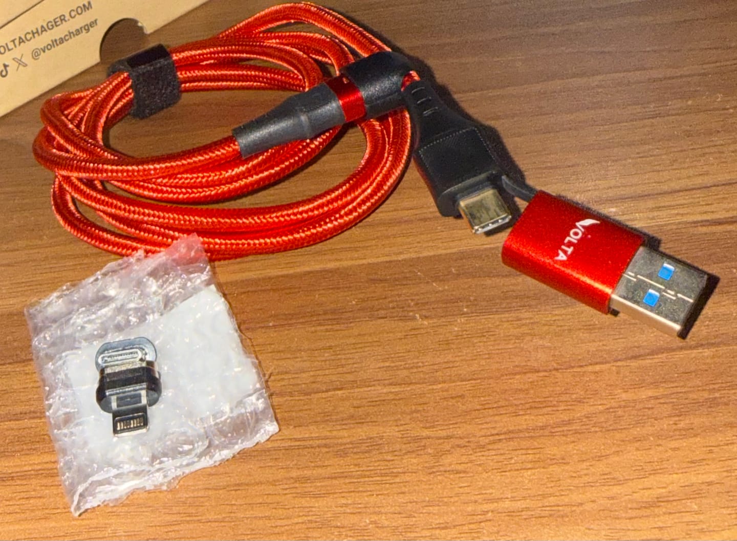 Customer photo review of Volta MAX Cable (Sustainable TPE)
