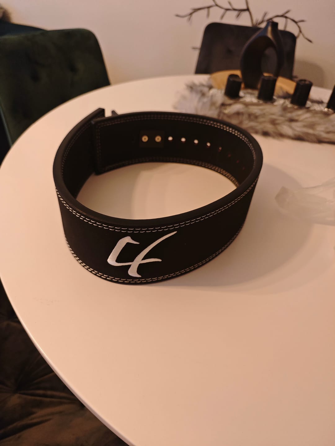 Customer photo review of Black Lever Belt, 10mm - IPF Approved