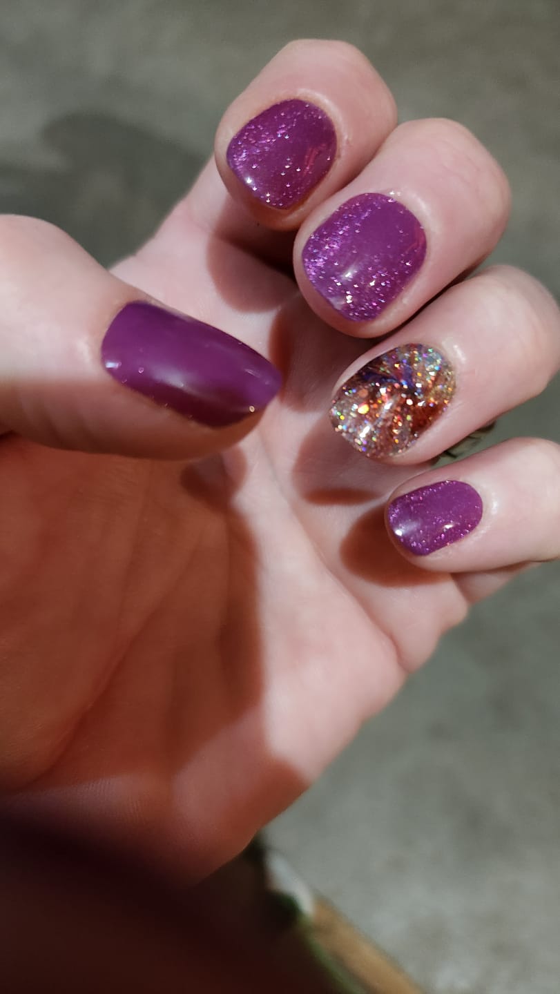 Customer photo review of Gel nail sticker kit UVG60036