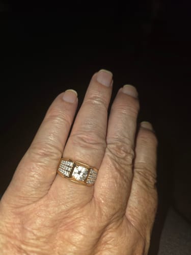 Customer photo review of Techmaster Gold Men's Ring