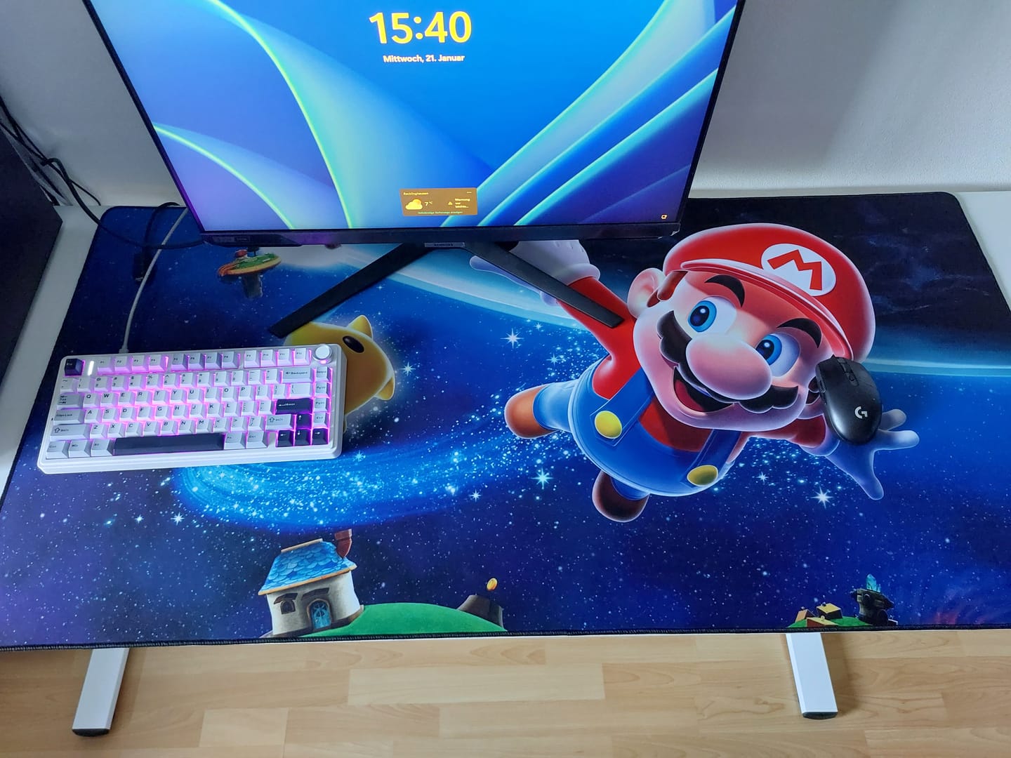 Customer photo review of Customizable Gaming Mousepad