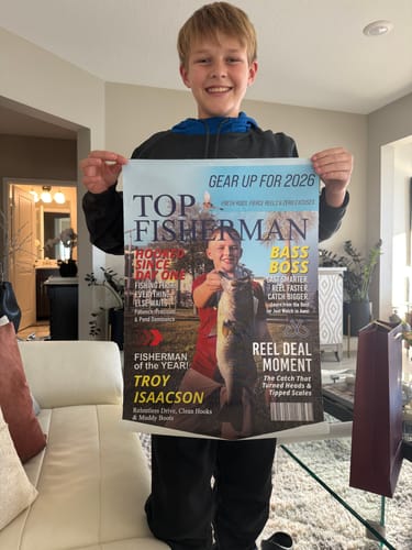 Customer photo review of Custom Fishing Magazine Cover, Personalized Fishing Gifts for Men, Fly Fishing Gifts for Him, Fishing Dad Gift, Angler Funny Fisherman Gift