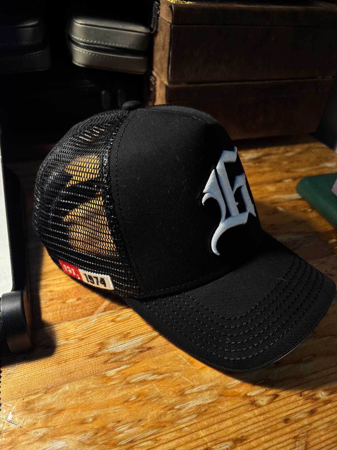 Customer photo review of Trucker Hat - Name Collection - Custom Made - Siyah