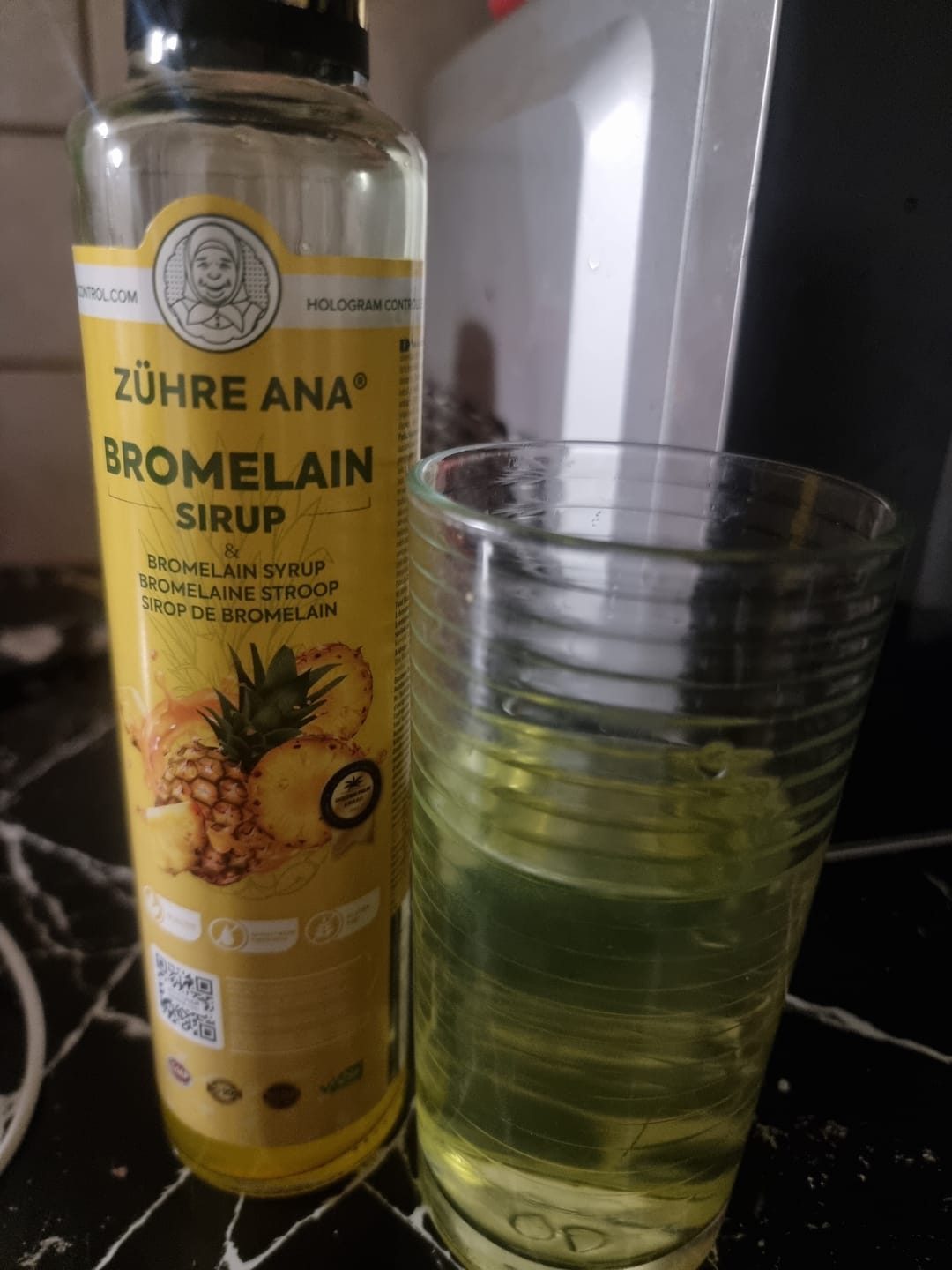 Customer photo review of Zühre Ana Bromelain Şurubu 250 ml
