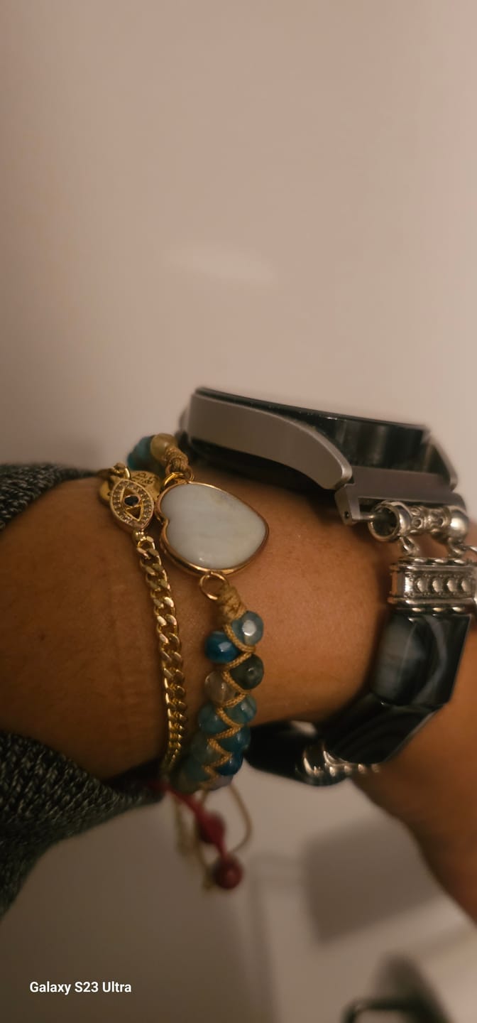 Customer photo review of Amazonite Love Protection Bracelet