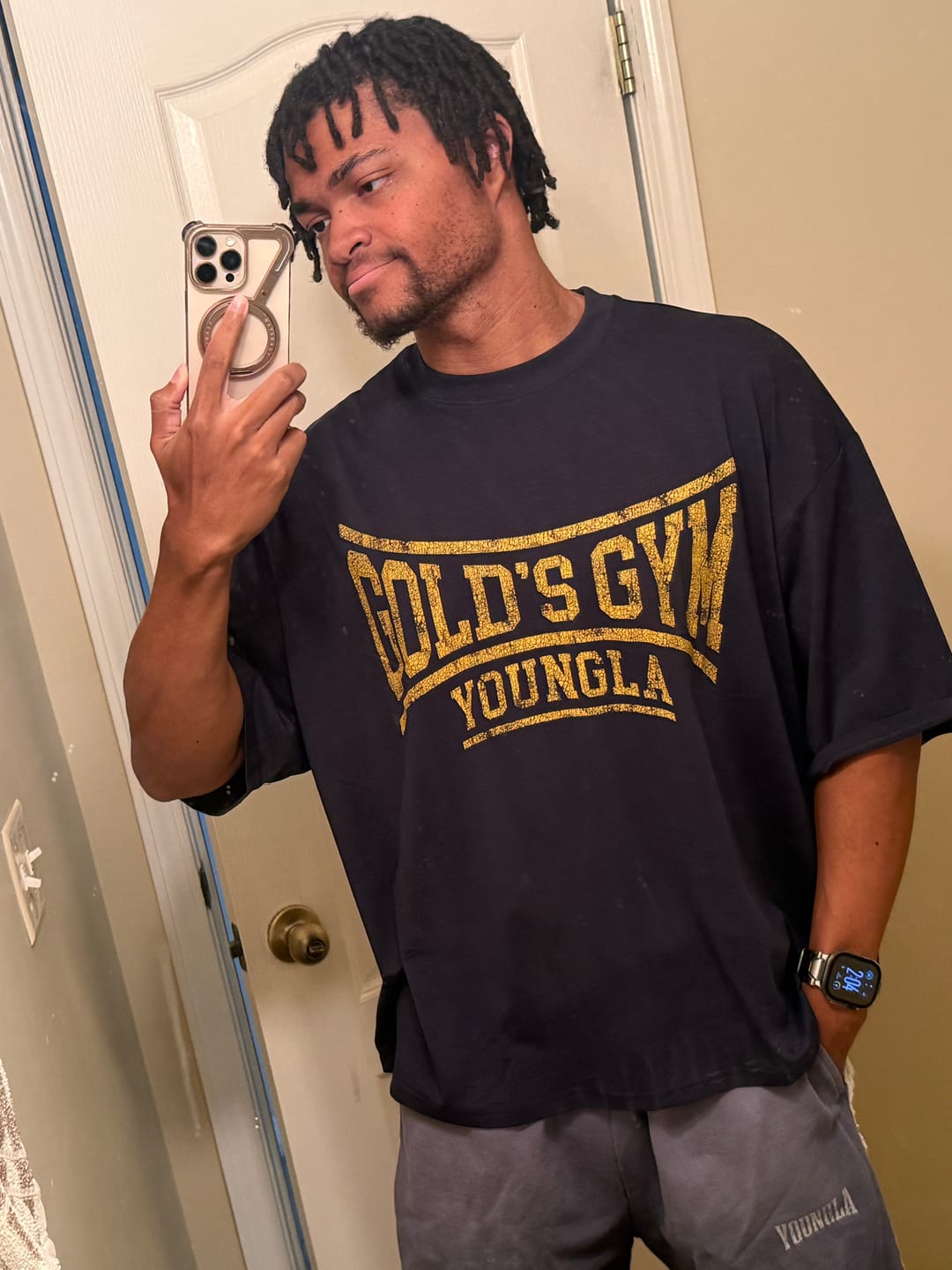 Customer photo review of 4248 - Gold's Iron Legacy Huge Tees
