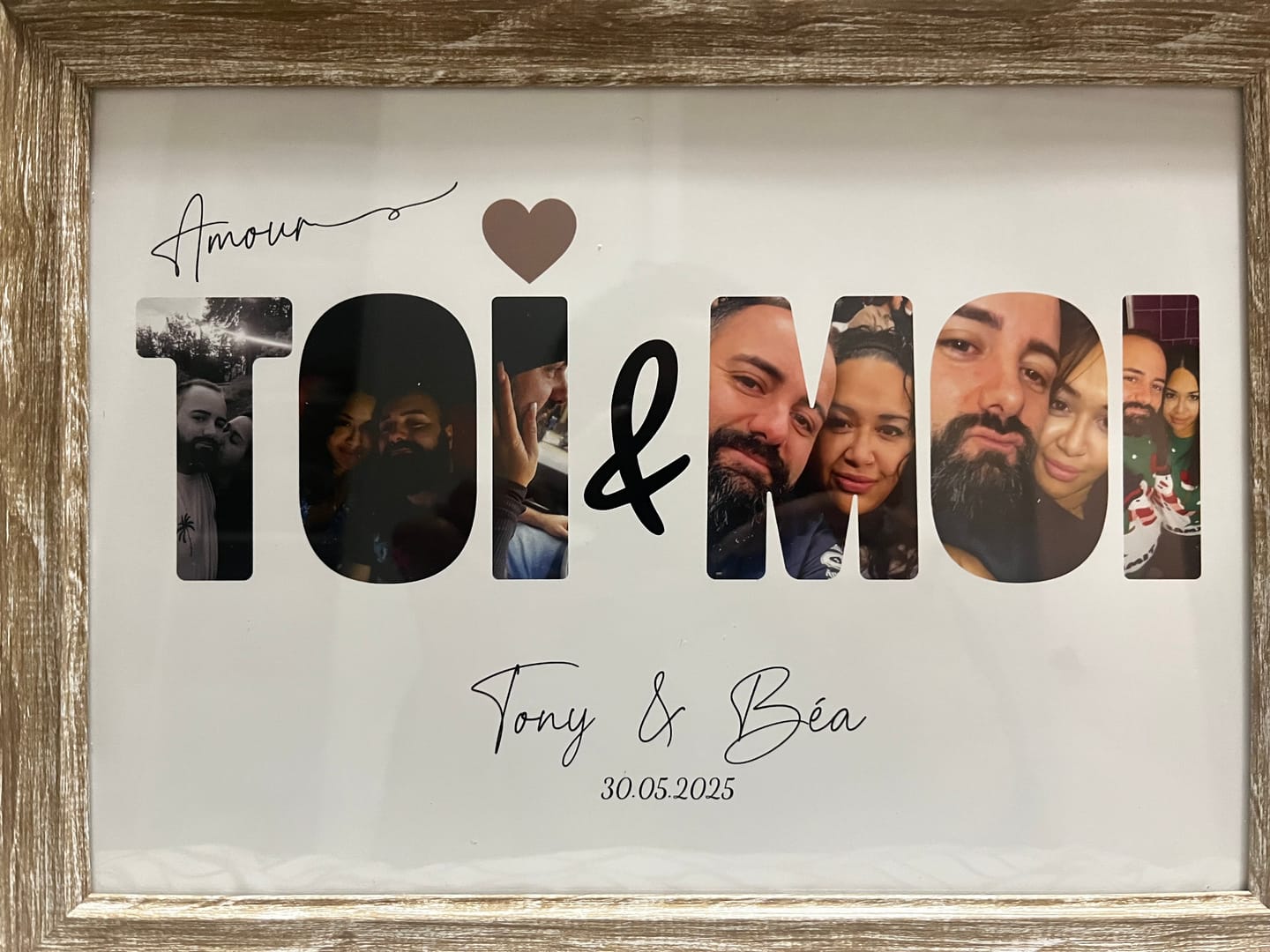 Customer photo review of Toi & Moi -  Affiche Personnalisée
