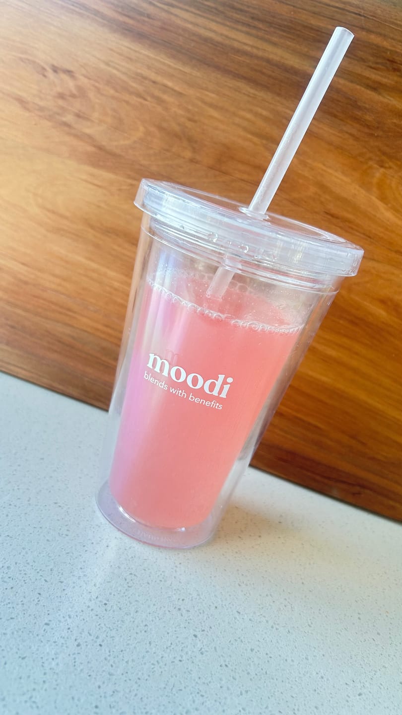 Customer photo review of Blends with Benefits Tumbler