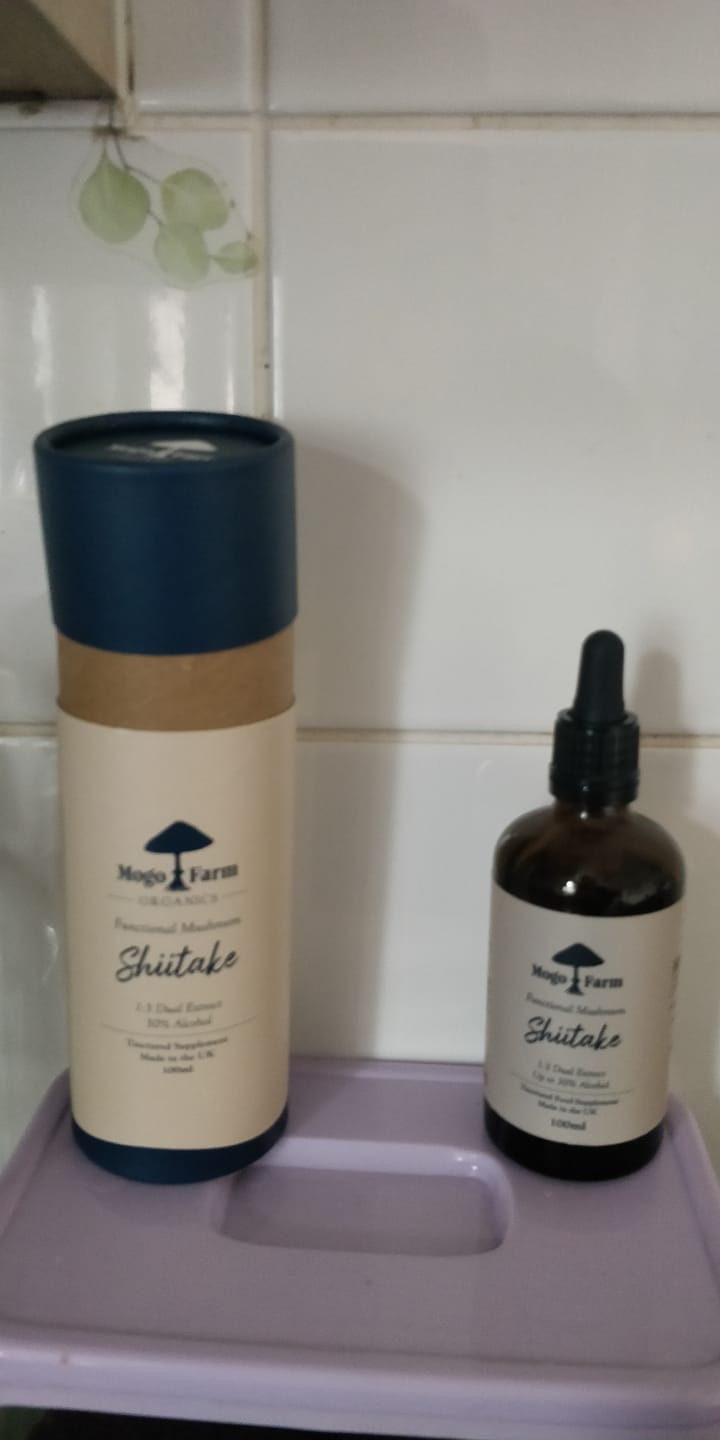 Customer photo review of Shiitake Mushroom Tincture