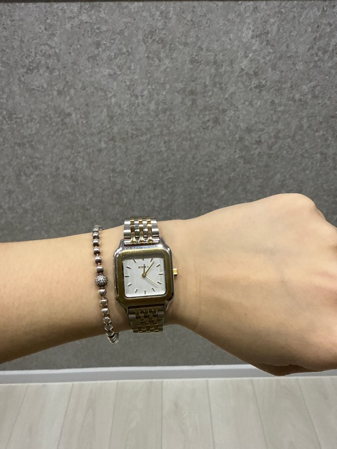 Customer photo review of Macy Gold Silver
