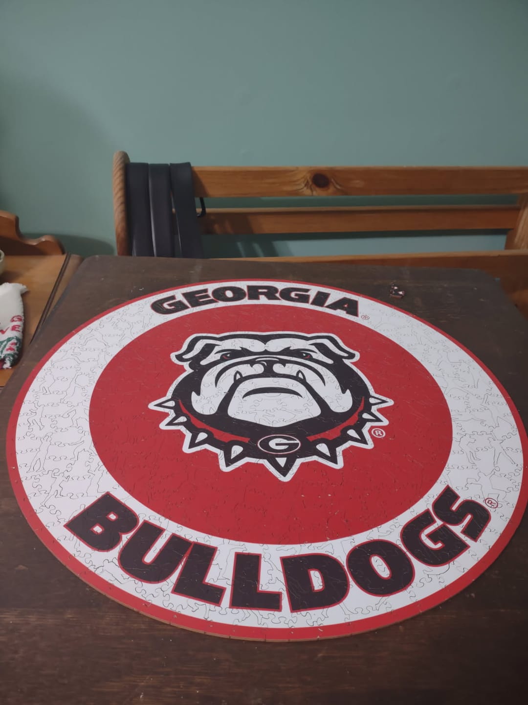 Customer photo review of University of Georgia - Wooden Puzzle