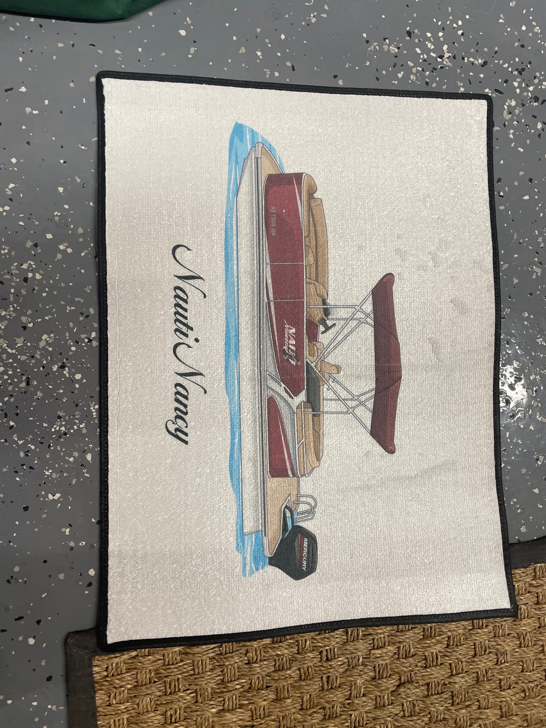 Customer photo review of Custom Indoor/Outdoor Dock Mat
