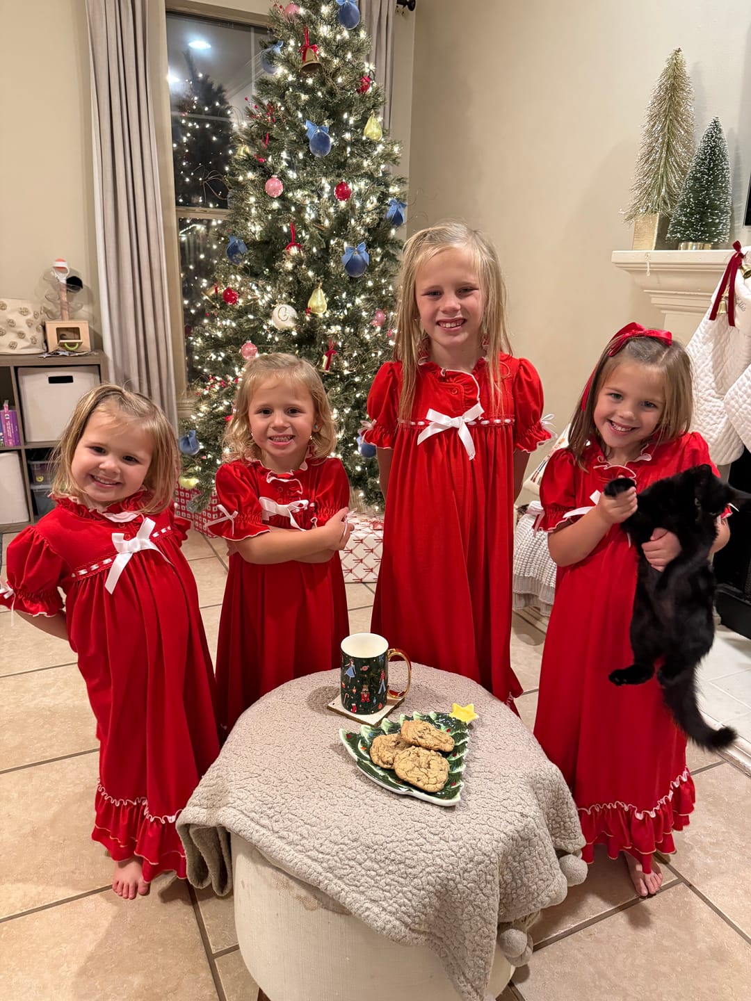 Customer photo review of The Original Clara Nutcracker Christmas Gown Short Sleeve in Red