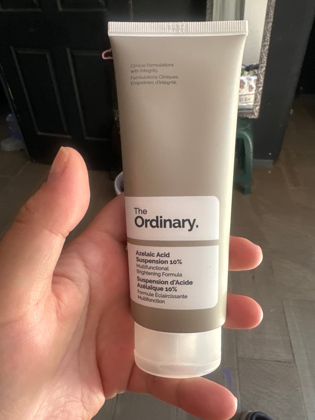 Customer photo review of Azelaic Acid 10% Suspension Brightening Cream