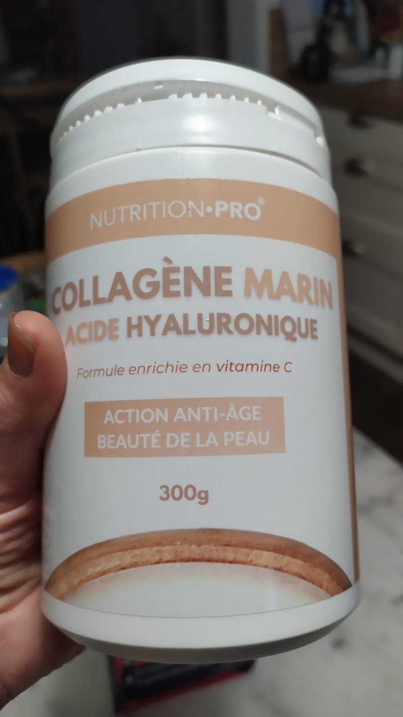 Customer photo review of COLLAGÈNE MARIN NATICOL® / ACIDE HYALURONIQUE (EN POUDRE) - 300G
