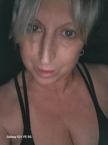 Reviewer's close-up photo showing their smooth face and décolletage after using The Freedom Face Whip.