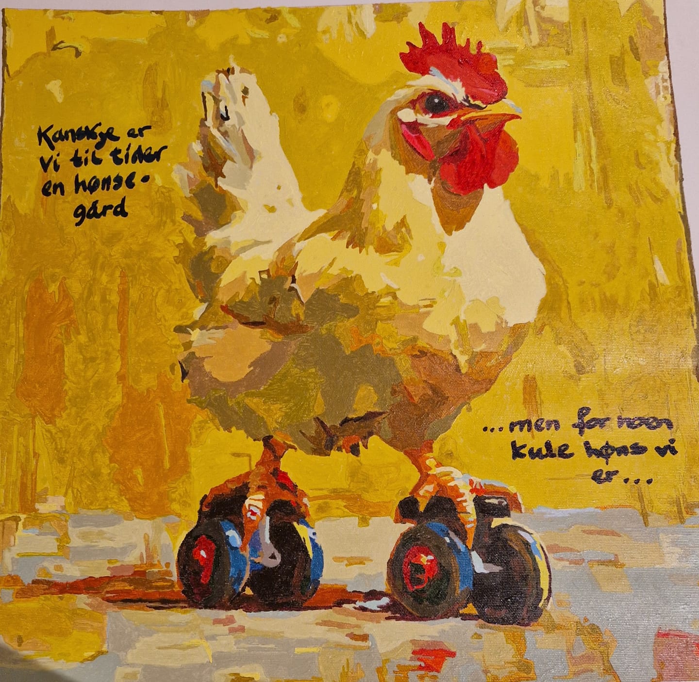 Customer photo review of Roller Skating Chicken
