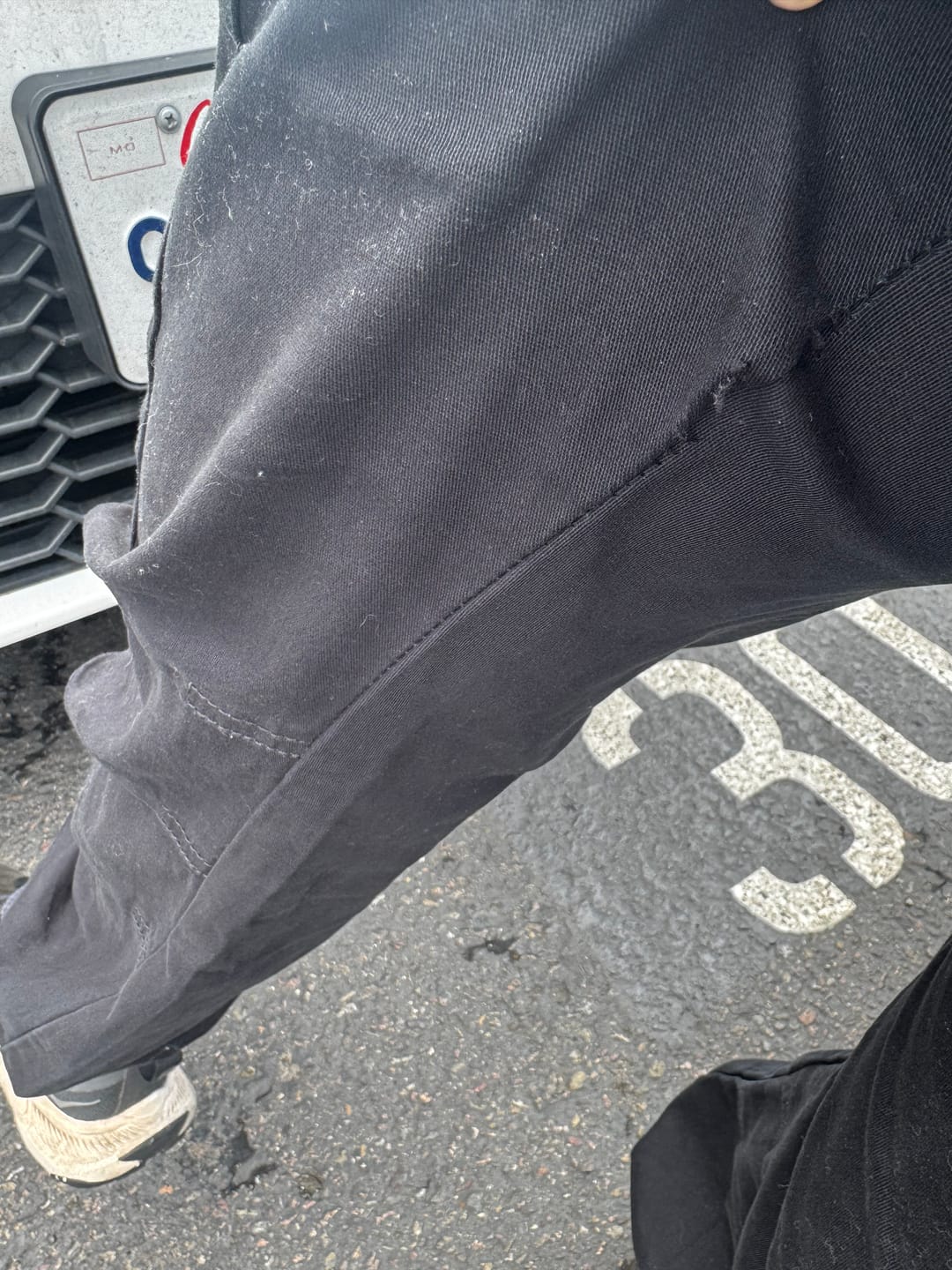 Customer photo review of MEN'S INFANTRY CARGO JOGGERS