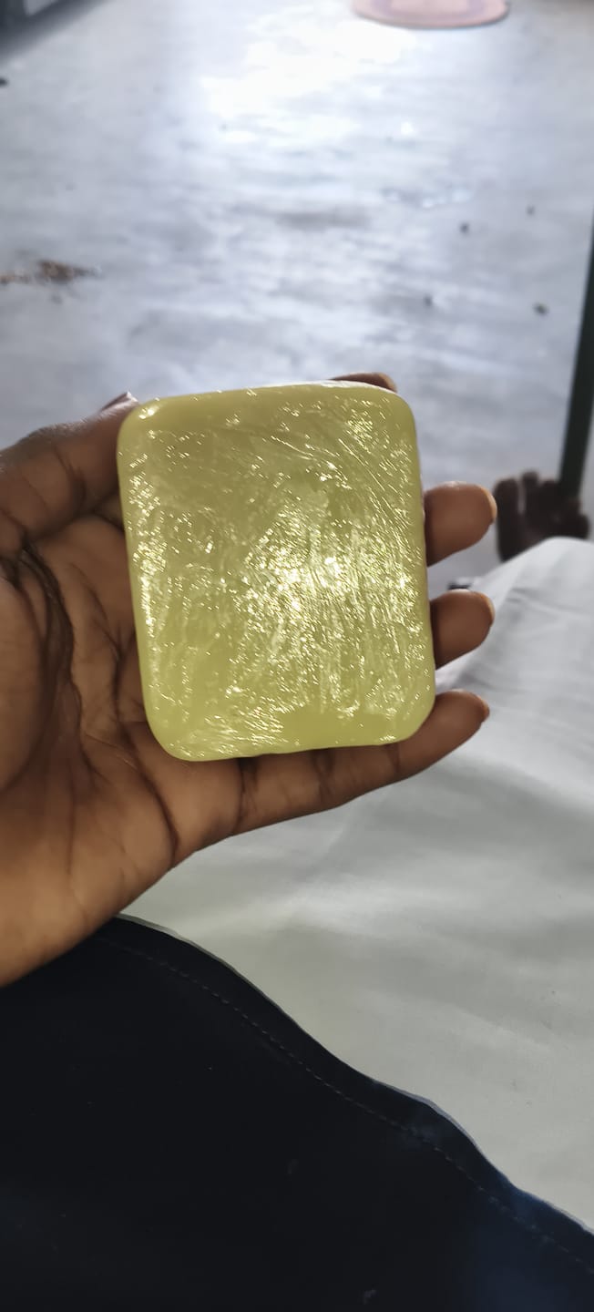 Customer photo review of Magic Soap (Sandal Wood and Saffron Soap)