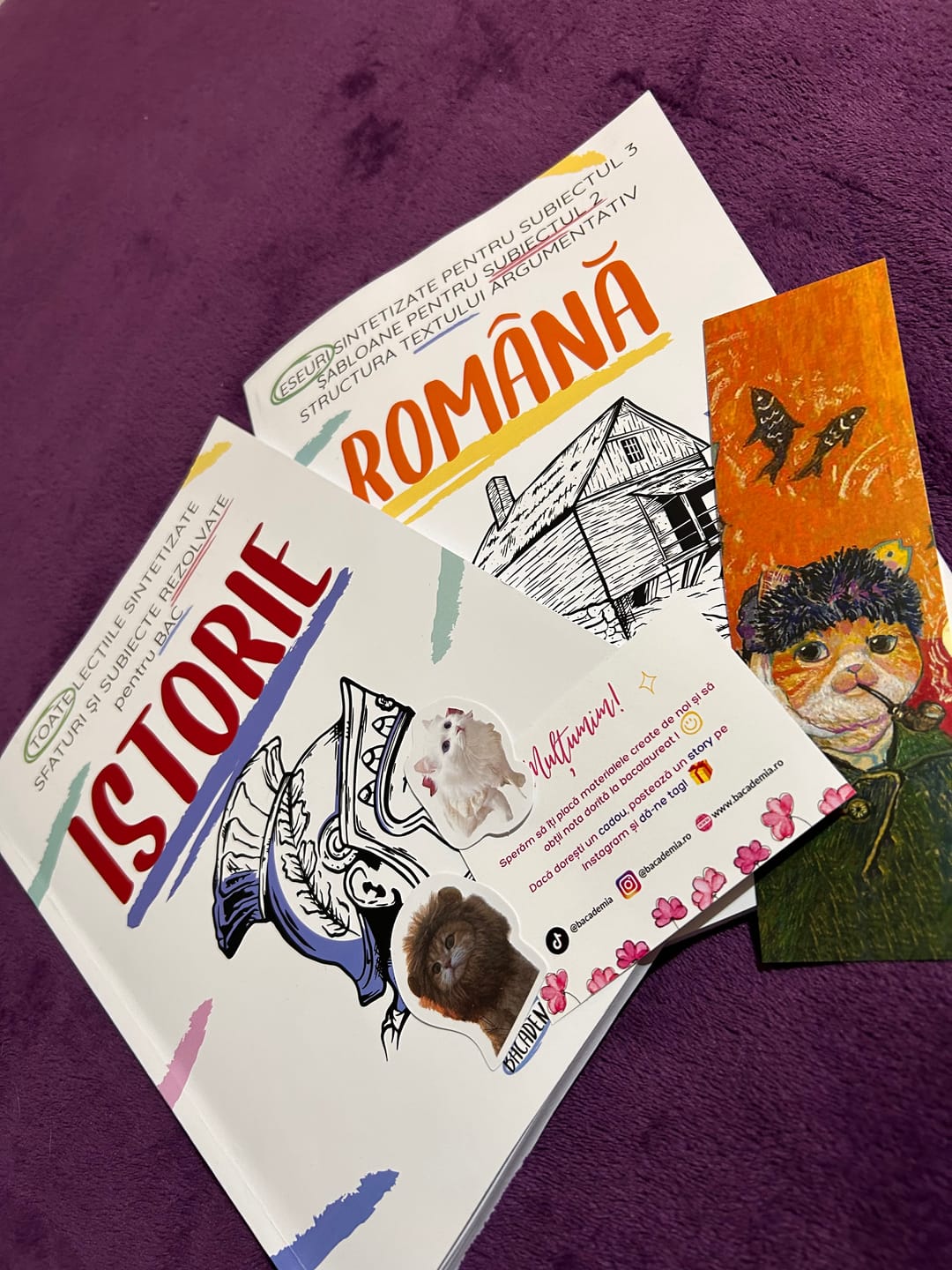 Customer photo review of Pachet Bacalaureat (Română + Istorie) Bacademia