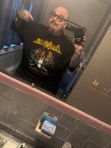 Customer photo review of Dream Warriors: Theme From (12") T-Shirt (Shaka Wear - Oversized)