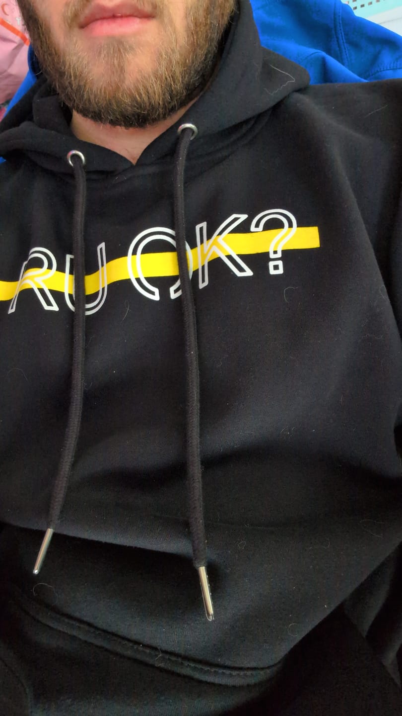 Customer photo review of Stigma Breaking Hoodie- Gold Line