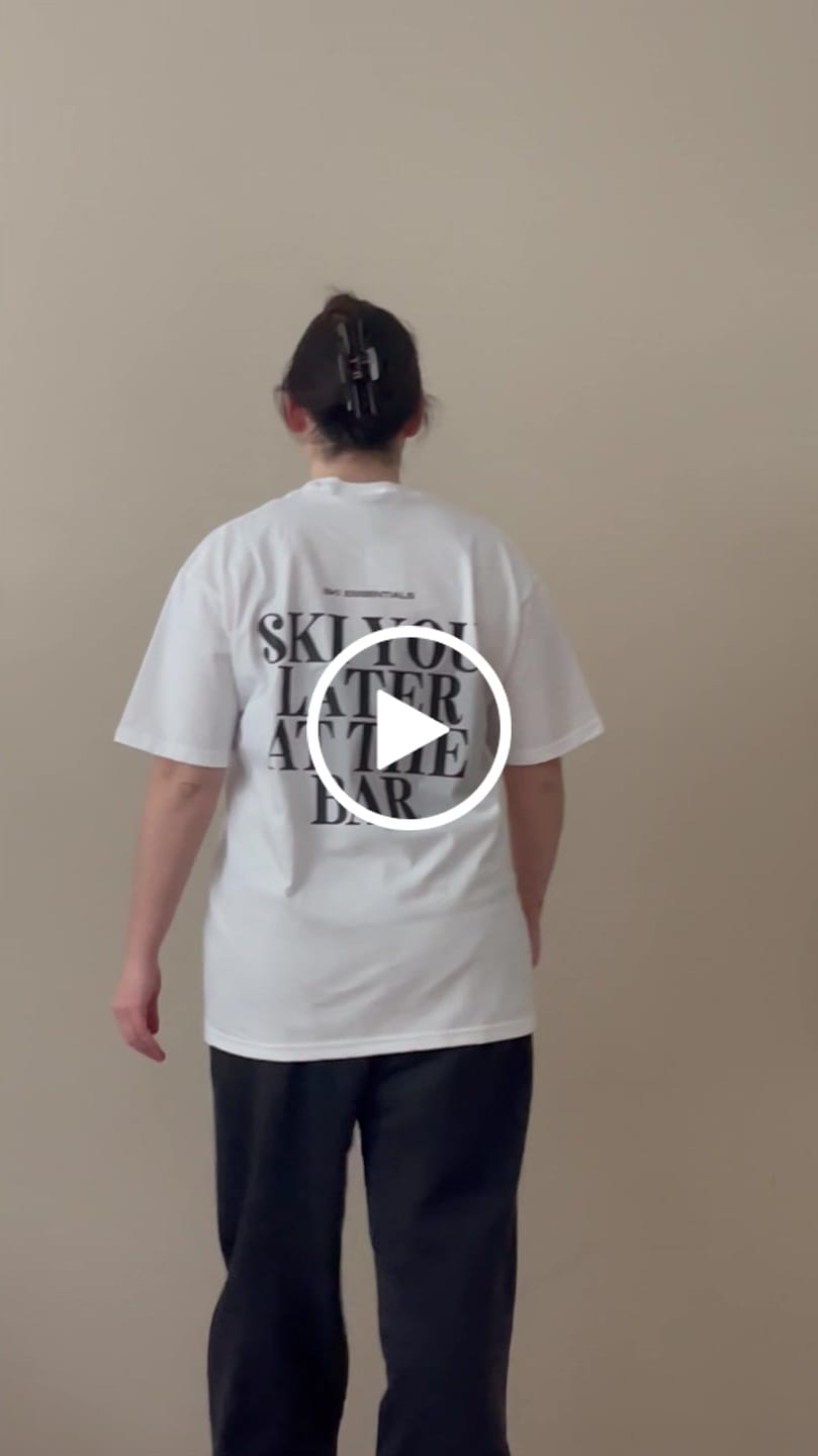 Customer video review of SKI YOU LATER - Tee
