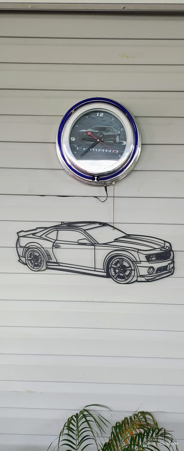 Customer photo review of 2010 Camaro SS Perspective Metal Car Wall Art - MT1312
