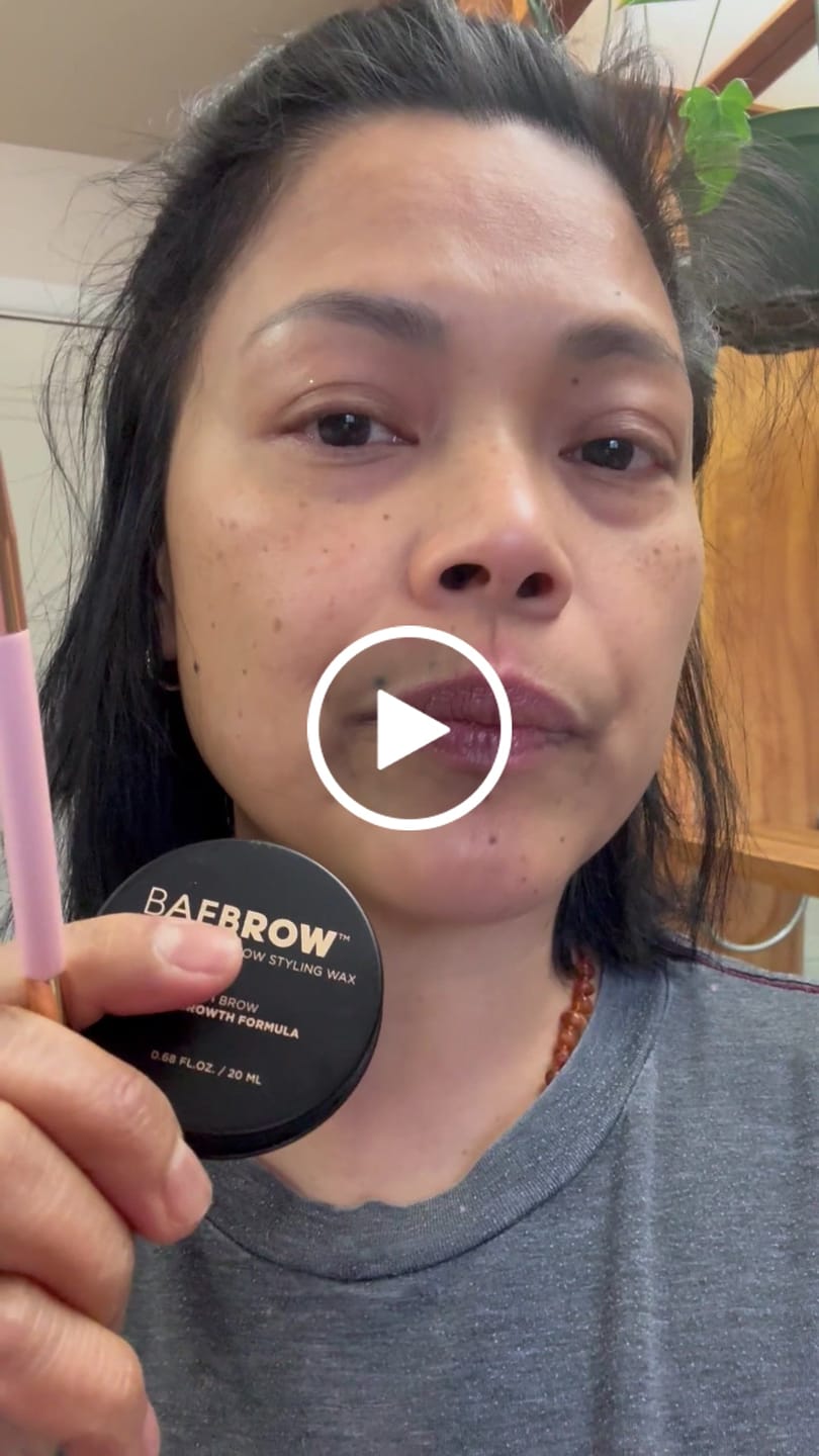 Customer video review of HOLD UP! PLUS Brow Styling Wax + Multitasker PRO Brush