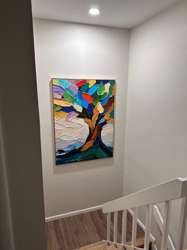 Customer review photo for Colorful Painting #CA080